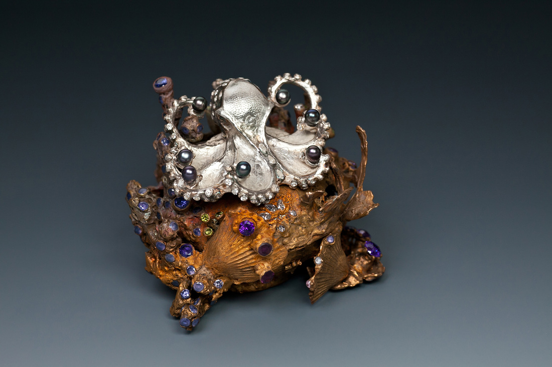 Octopus Guarding Her Nest, Artist Jeri Kiel
