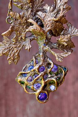 Black Pearl Necklace, Artist Jeri Kiel